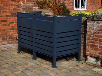 Galvanized Steel Wheelie Bin Screen | Modular | Pre-Order