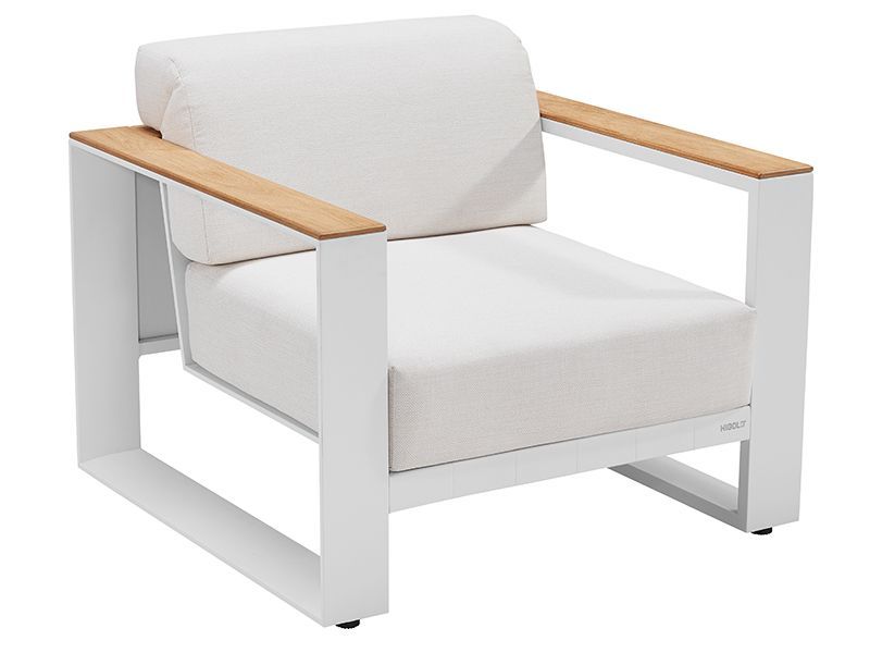 Cambusa Armchair | White or Grey -Garden Furniture Centre-MidInstock,instock,MidRange,Outdoor Lounging,Metal Furniture,HIGOLD Range,Metal,Metal Chairs-{collection_title}