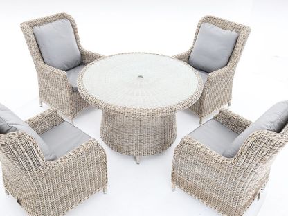 Round 4 Dining Armchair Set