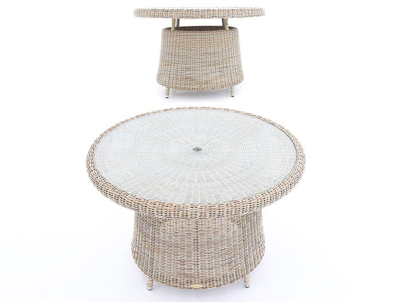 Dining Armchair Round 4-Seater Set-Garden Furniture Centre-HighRange,Rattan,Tables,Dining Set,Outdoor Furniture,Rattan Furniture,Outdoor Dining-{collection_title}