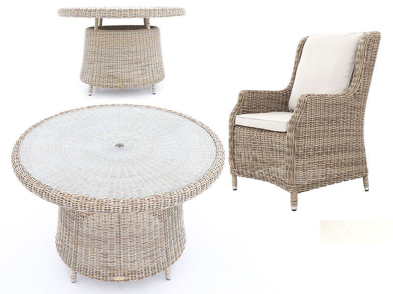 Round 4 Dining Armchair Set