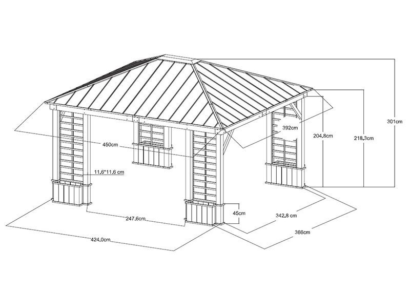 Winchester Hard Top Gazebo | BLACK FRIDAY MONTH