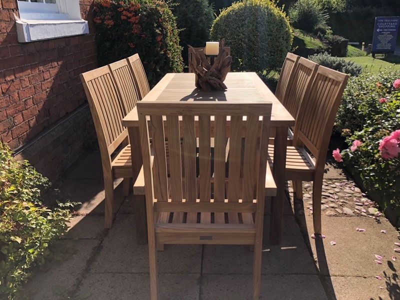 Winchester 8 Chair Dining Set | FSC® Certified-Garden Furniture Centre-HighRange,Teak,Tables,Dining Set,Outdoor Furniture,Teak Garden Furniture,Outdoor Dining,Spring & Summer Sale,Autumn & Winter Sale-{collection_title}