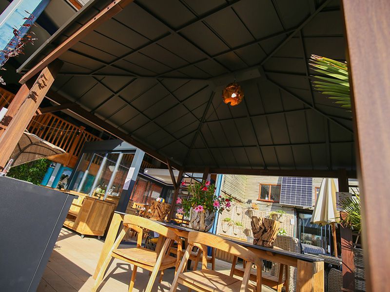 Winchester Hard Top Gazebo-Garden Furniture Centre-HighRange,Free Standing,Gazebos,Metal Gazebos,All Seasons Gazebos,Solariums Gazebos,Garden Rooms Gazebos,All Seasons Gazebo Range,All Seasons Range,Solariums-{collection_title}