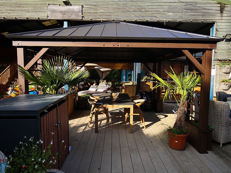 Winchester Hard Top Gazebo-Garden Furniture Centre-HighRange,Free Standing,Gazebos,Metal Gazebos,All Seasons Gazebos,Solariums Gazebos,Garden Rooms Gazebos,All Seasons Gazebo Range,All Seasons Range,Solariums-{collection_title}