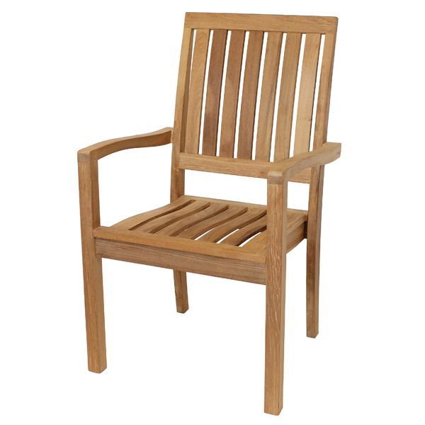 Winchester Stacking Armchair | FSC® Certified-Garden Furniture Centre-LowRange,Dining Chair,Outdoor Furniture,Teak Garden Furniture,FSC®,Outdoor Dining,Teak,Teak Chairs-{collection_title}