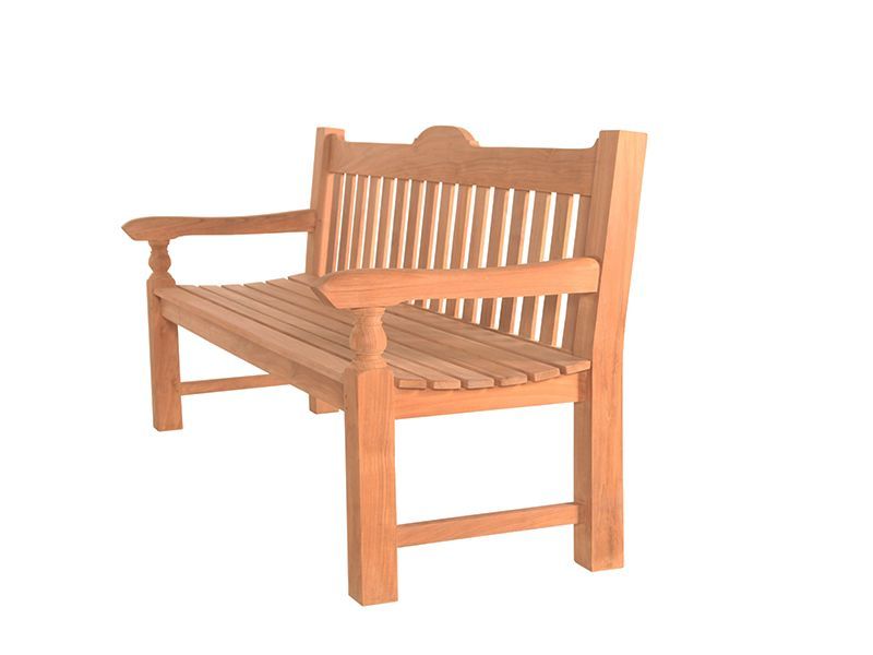 Teak Windsor Bench 1.8m-Garden Furniture Centre-MidInstock,instock,MidRange,park benches,Benches,Teak Benches Benches,Teak Benches,Memorial Benches-{collection_title}
