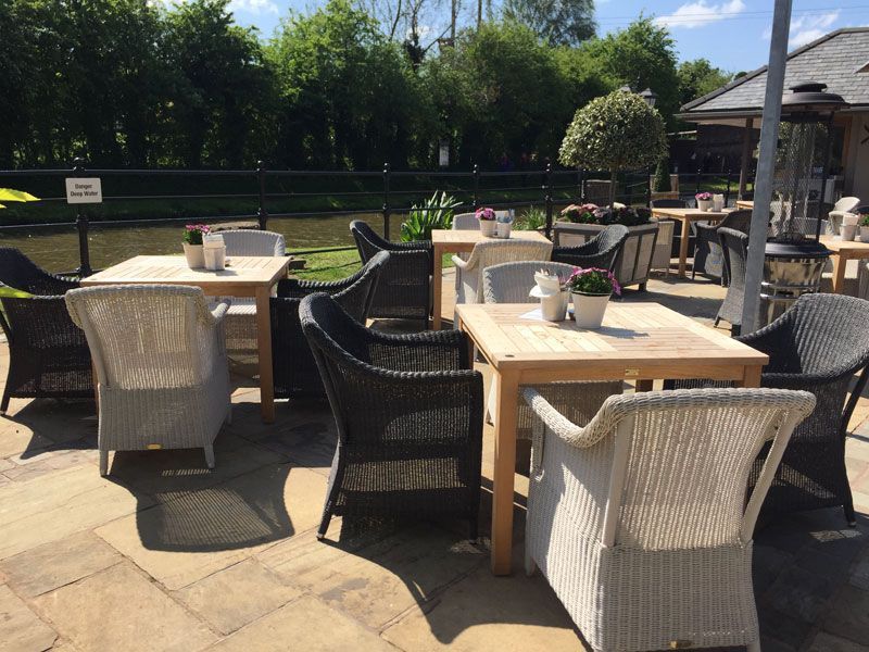 Windsor 90cm Square Table | FSC® Certified-Garden Furniture Centre-MidInstock,instock,MidRange,Dining Table,Outdoor Dining,Outdoor Furniture,Teak Garden Furniture,FSC®,Teak,Tables,Teak Tables-{collection_title}