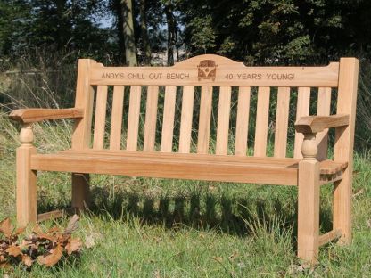 Teak Windsor Bench 