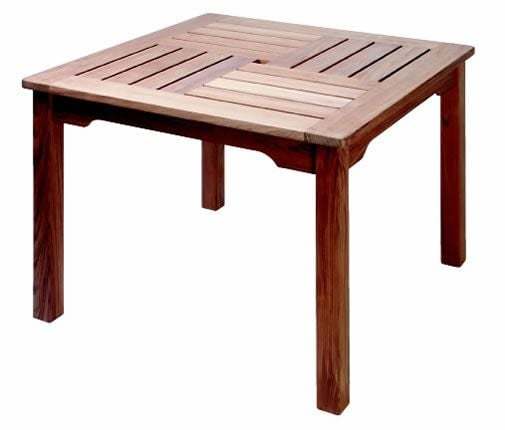 Windsor 90cm Square Table | FSC® Certified-Garden Furniture Centre-MidInstock,instock,MidRange,Dining Table,Outdoor Dining,Outdoor Furniture,Teak Garden Furniture,FSC®,Teak,Tables,Teak Tables-{collection_title}