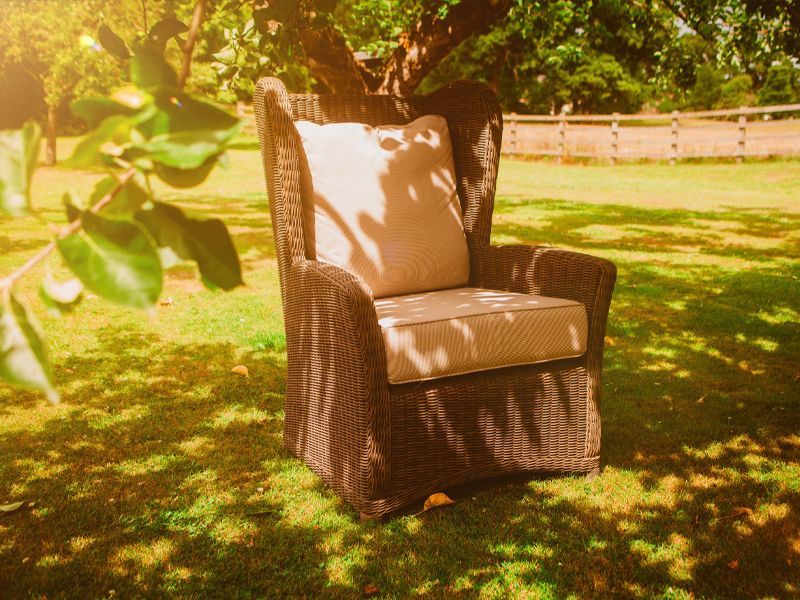 Martine Wing Back Chair-Garden Furniture Centre-MidRange,Outdoor Dining,Outdoor Furniture,Rattan Furniture,Rattan,Rattan Chairs-{collection_title}