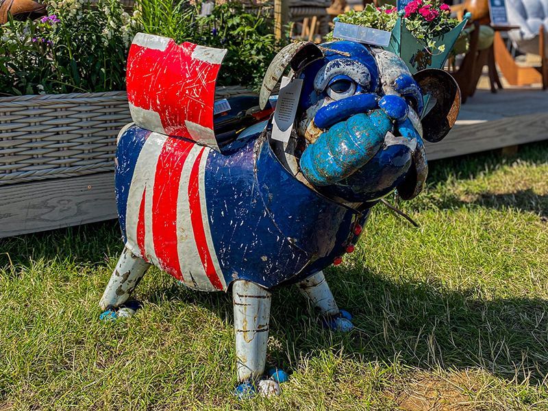 Winston The Bull Dog -Garden Furniture Centre-MidInstock,instock,MidRange,Union,Ornaments Accessories,Ornaments,Accessories,Ranges,Animal Garden Ornaments,Think Outside Range,Metal Garden Ornaments,Novelty Drinks Coolers,Think Outside Range Ranges,Coronation Range-{collection_title}