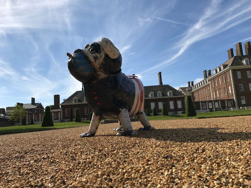 Winston The Bull Dog -Garden Furniture Centre-MidInstock,instock,MidRange,Union,Ornaments Accessories,Ornaments,Accessories,Ranges,Animal Garden Ornaments,Think Outside Range,Metal Garden Ornaments,Novelty Drinks Coolers,Think Outside Range Ranges,Coronation Range-{collection_title}