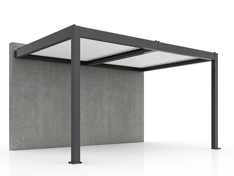 Eclipse 5 X 3m LED Motorised Pergola | Wall Mounted 