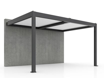 Eclipse 5 X 3m LED Motorised Pergola | Wall Mounted 