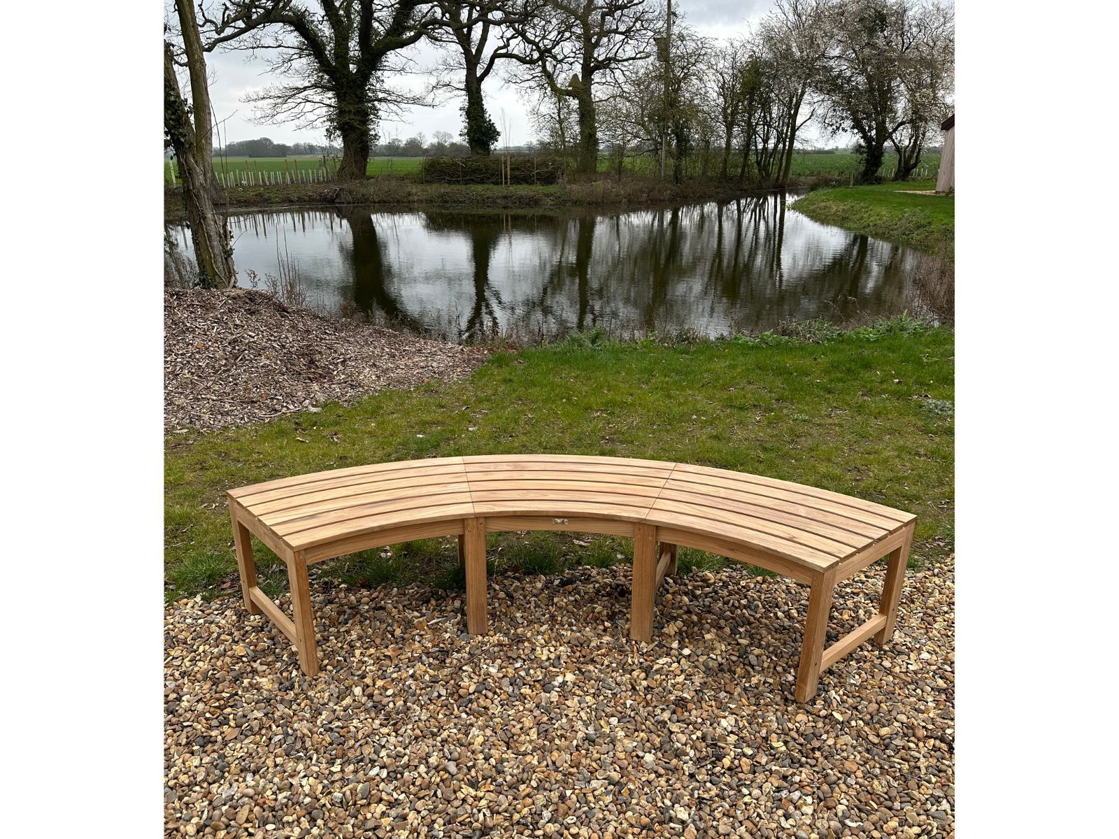 Curved Backless Bench | FSC® Certified
