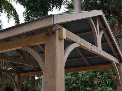 Cedar Gazebo 4.2m x 3.6m | FSC® Certified