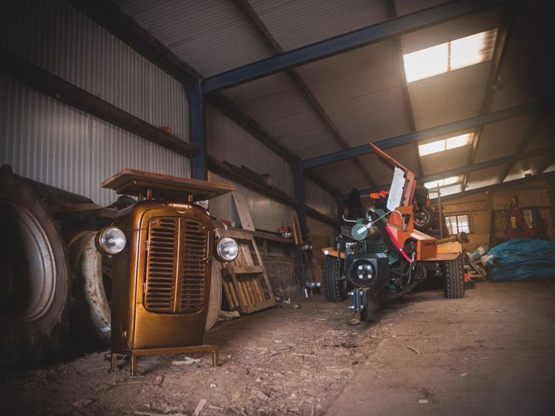 Indian Vintage Tractor Cabinet 