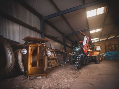 Indian Vintage Tractor Cabinet 