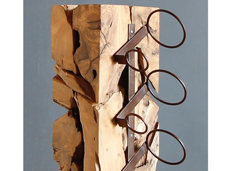 Xilon Root Bottle Stand-Garden Furniture Centre-Root,LowRange,Conservatory,Reclaimed Furniture,Indoor Accessories,Teak,Ornaments Accessories,Accessories,Teak Accessories-{collection_title}