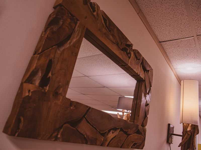 Xilon Mirror Frame-Garden Furniture Centre-Ornaments,Root,LowRange,Conservatory,Reclaimed Furniture,Indoor Accessories,Teak,Ornaments Accessories,Accessories,Teak Accessories,Mirrors-{collection_title}