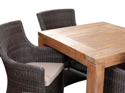 York 4 Chair Square Dining Set