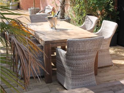 York 6 Chair Rectangular Dining Set 