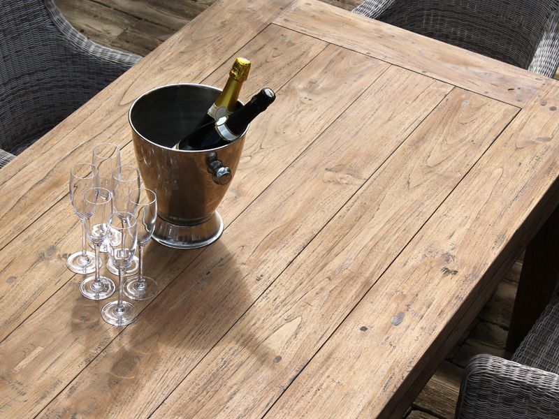 York 6 Chair Rectangular Dining Set 
