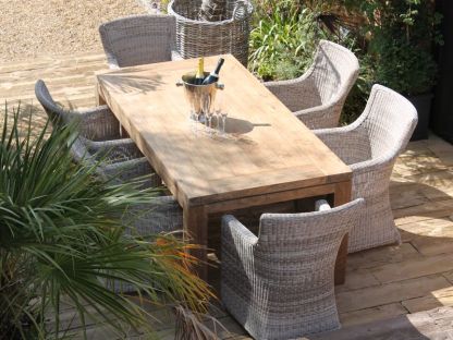 York 6 Chair Rectangular Dining Set 