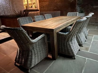 York 8 Chair Dining Set