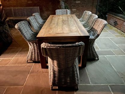 York 8 Chair Dining Set
