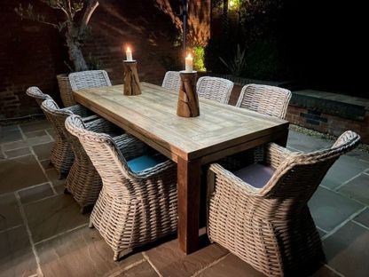 York 8 Chair Dining Set