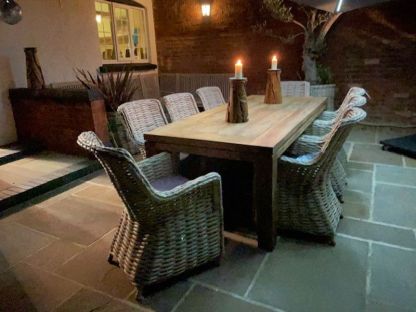 York 8 Chair Dining Set
