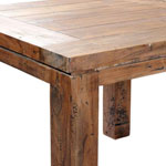 Close up of the York 1 metre Square Table