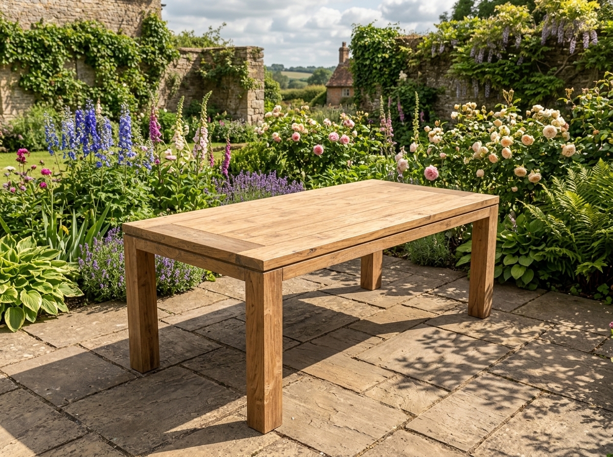York Reclaimed Teak Dining Table