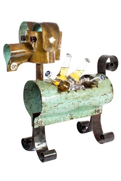 Yuki The Dog Cooler-Garden Furniture Centre-48Hour Dispatch,LowRange,Under 100,Ornaments,Accessories,Ranges,Animal Garden Ornaments,Think Outside Range,Metal Garden Ornaments,Novelty Drinks Coolers,Think Outside Range Ranges,Ornaments Accessories-{collection_title}