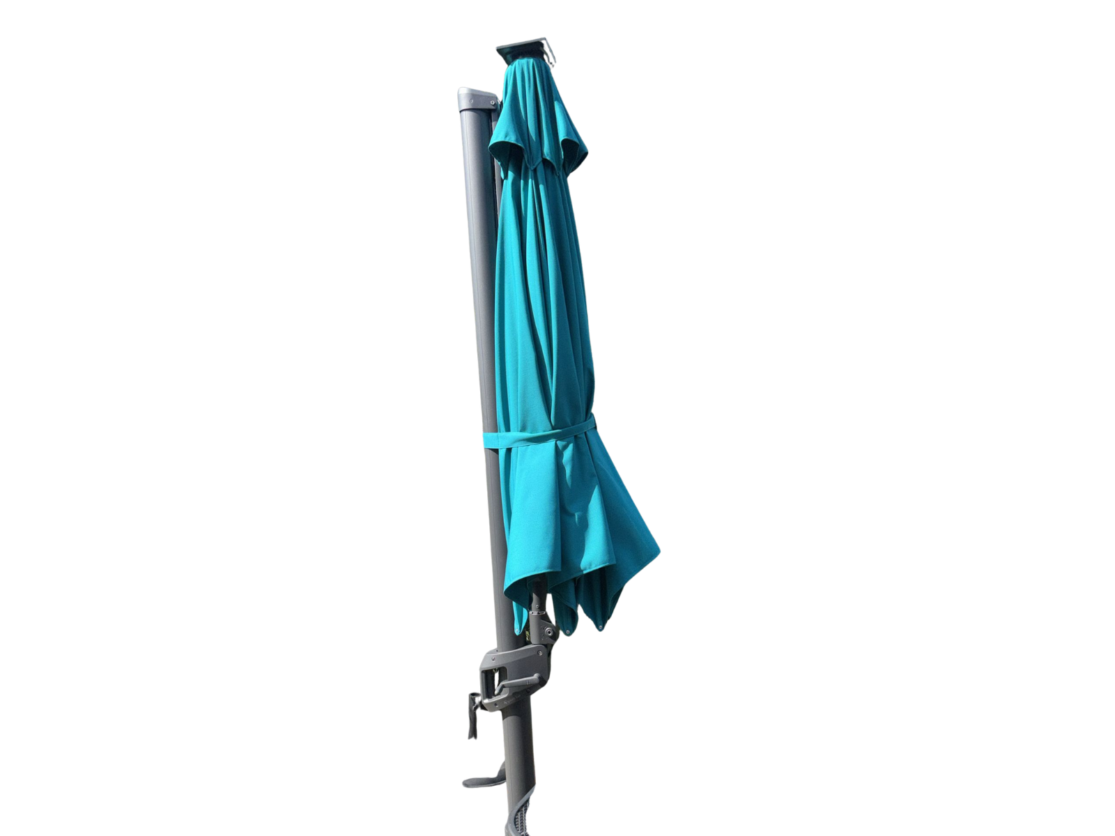 Wholesale Sicily 3.5M Dia Cantilever Parasol With LED Lights | Grey