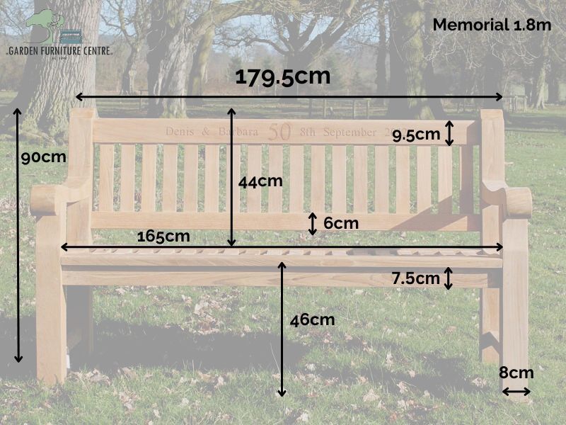 Wholesale Memorial Bench 1.8m 
