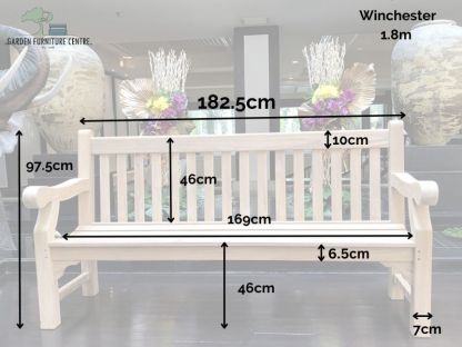 Wholesale Winchester Parkside Bench 1.8M | FSC Certified 