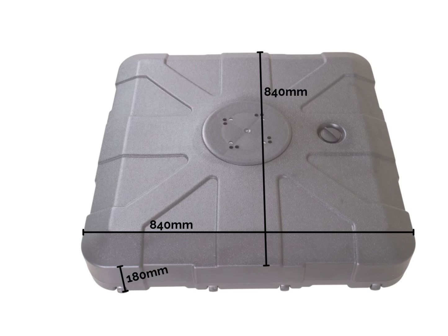 Wholesale Fillable Resin Parasol Base 100KG | Cantilever Parasols