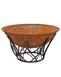Cast Iron Fire Bowl with Blaze Stand