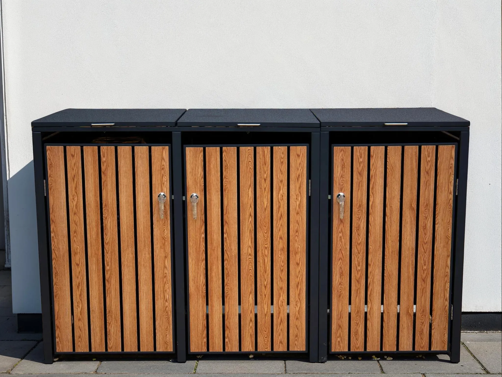 Wholesale Galvanized Steel Wheelie Bin Cover | Triple | Pre-Order