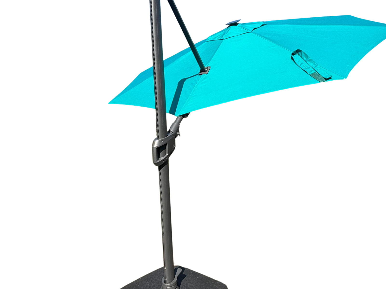 Wholesale Sicily 3.5M Dia Cantilever Parasol With LED Lights | Grey