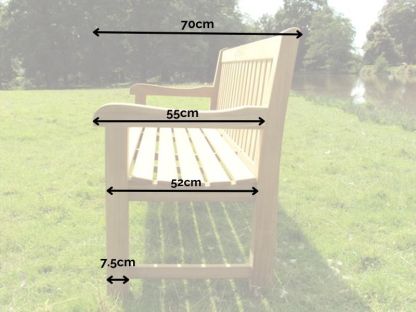 Wholesale Britannia Teak Bench FSC - 150cm