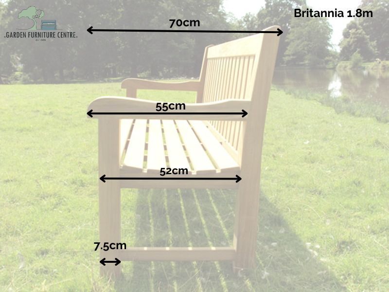 Wholesale Britannia Teak Bench FSC - 180cm