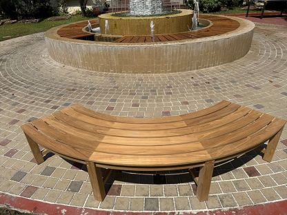 Wholesale Curved Backless Bench 