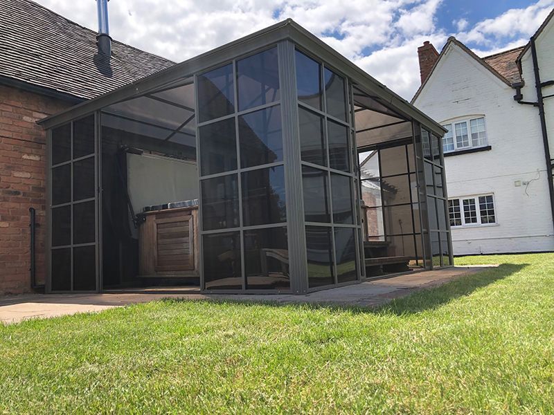 Four Seasons Screen House 3m x 3m-Garden Furniture Centre-HighRange,Screenhouse,Free Standing,Gazebos,Metal Gazebos,All Seasons Gazebos,All Seasons Gazebo Range,Garden Rooms Gazebos,All Seasons Range-{collection_title}