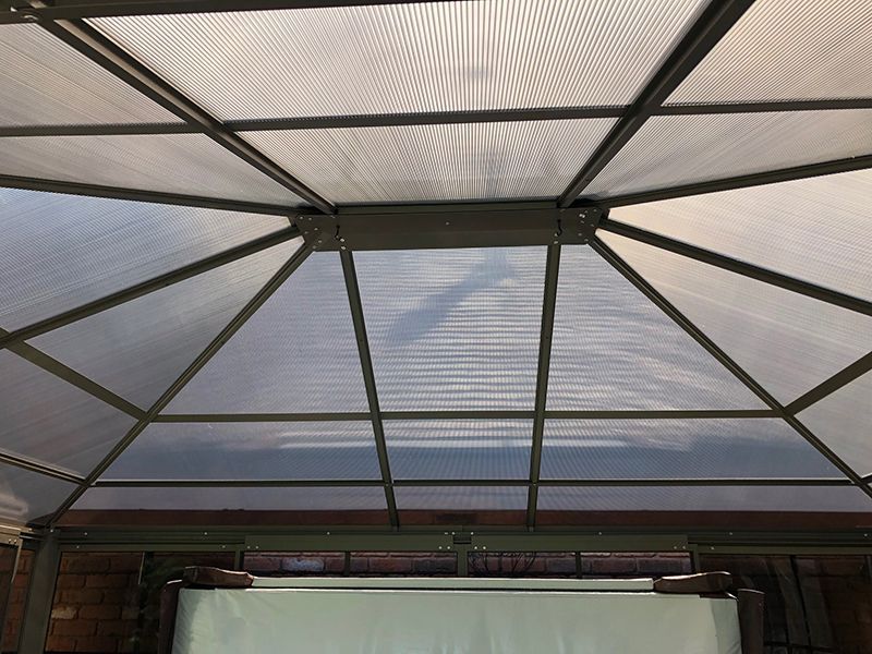 Four Seasons Screen House 3m x 3m-Garden Furniture Centre-HighRange,Screenhouse,Free Standing,Gazebos,Metal Gazebos,All Seasons Gazebos,All Seasons Gazebo Range,Garden Rooms Gazebos,All Seasons Range-{collection_title}