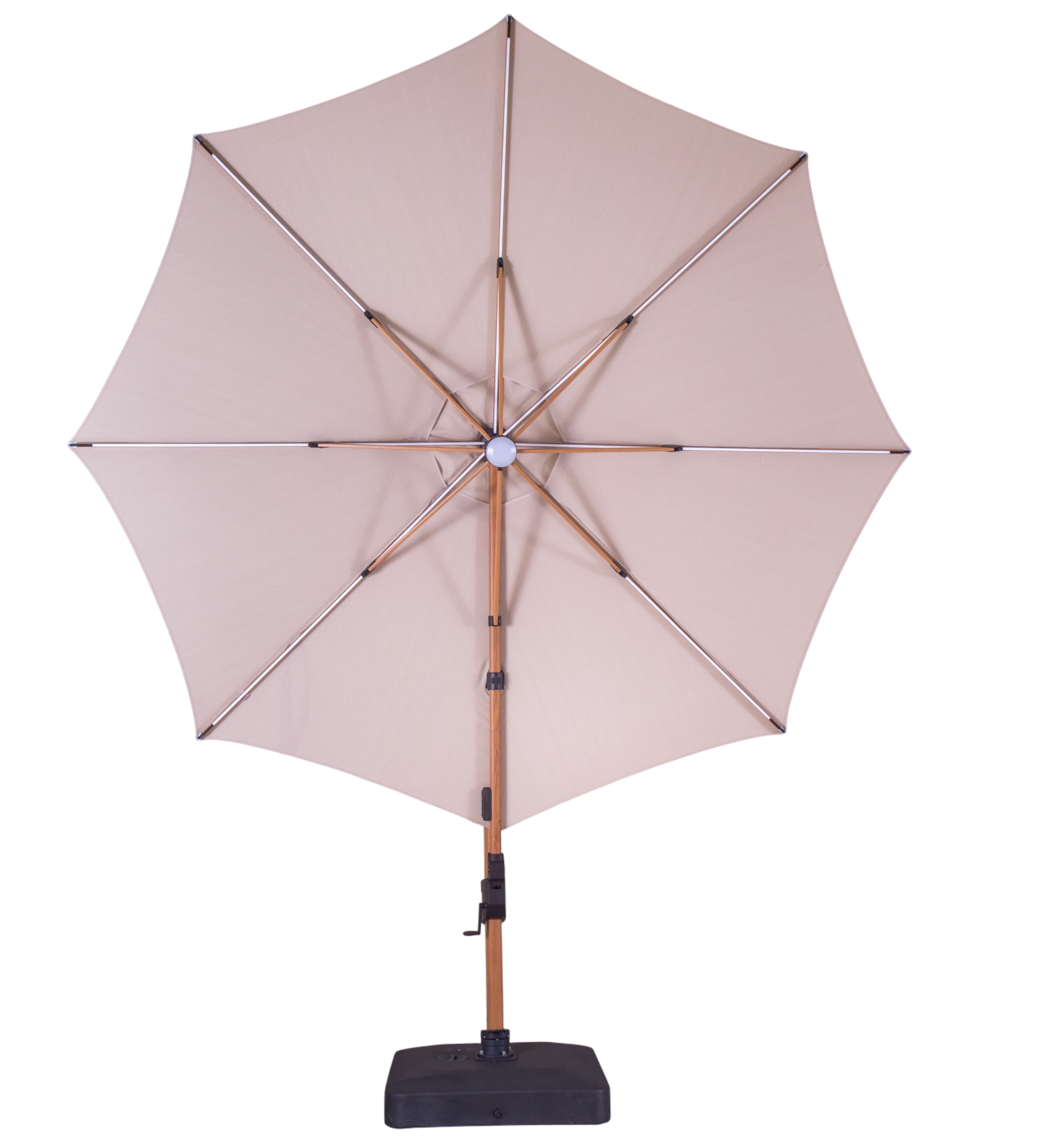 Wholesale Pisa 3.5M Dia Cantilever Parasol with LED Lights