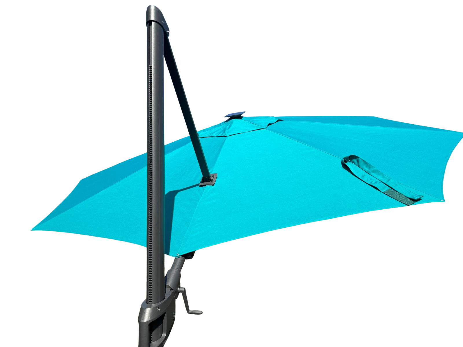 Wholesale Sicily 3.5M Dia Cantilever Parasol With LED Lights | Grey